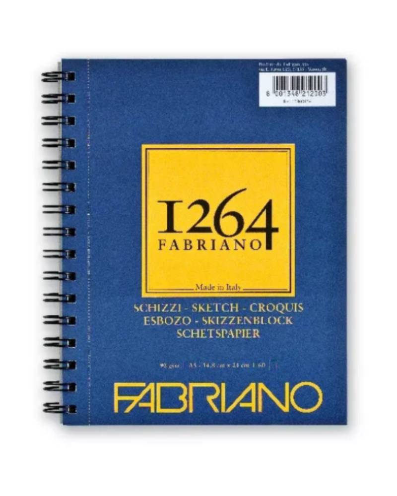 foto di foto di Fabriano Blocco per Schizzi "Linea1264" - spirale Lato Lungo