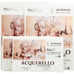 Amatruda Carta per Acquerello - Album con Fogli Bordo Intonso 500gr