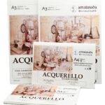 Amatruda Carta per Acquerello - Album con Fogli Bordo Intonso 340gr