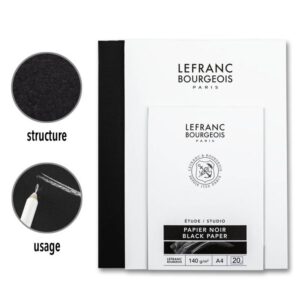Blocco Carta LeFranc Bourgeois – Studio Nero - 3