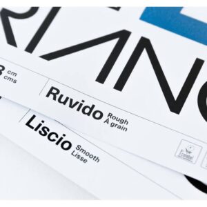 Fogli Fabriano F4 Sfusi da Disegno Lisci o Ruvidi, Formato 50x70cm - 3