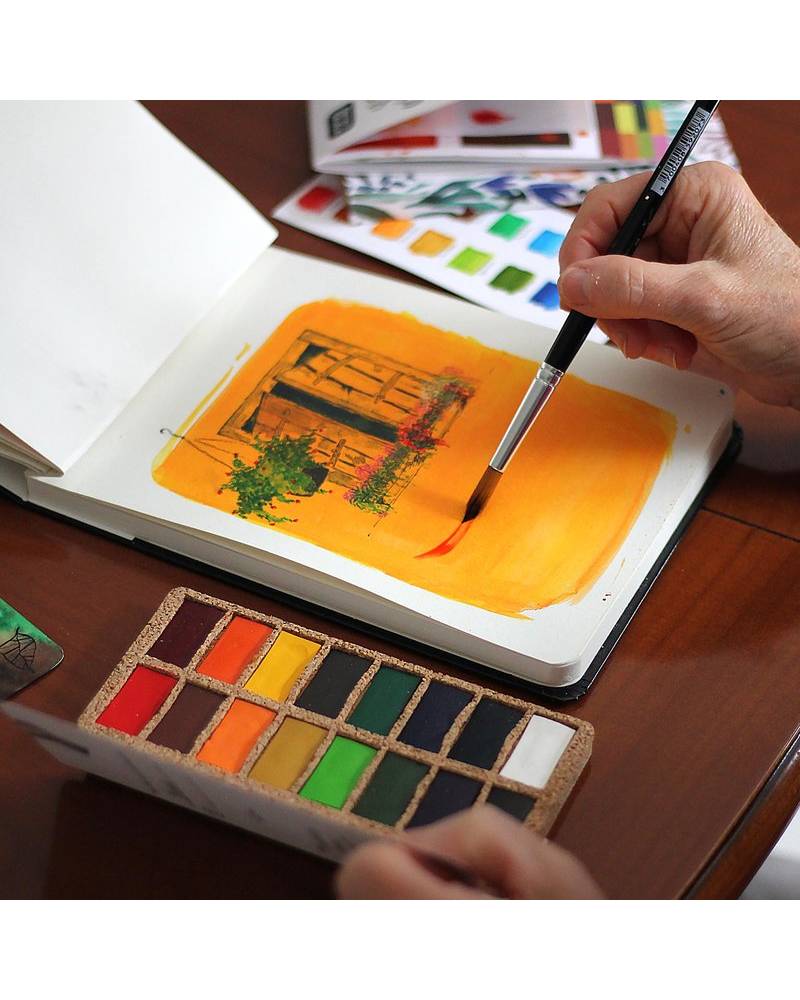 Viviva Watercolors – Set di Acquerelli 16 Colori - 3