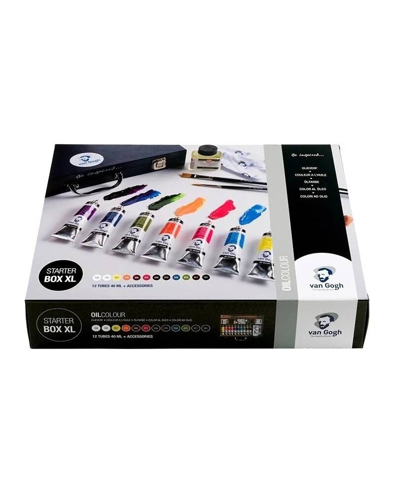 Van Gogh Colori ad Olio Professionali – Starter Box XL Set di Colori ad Olio 12 x 40 ml - 2
