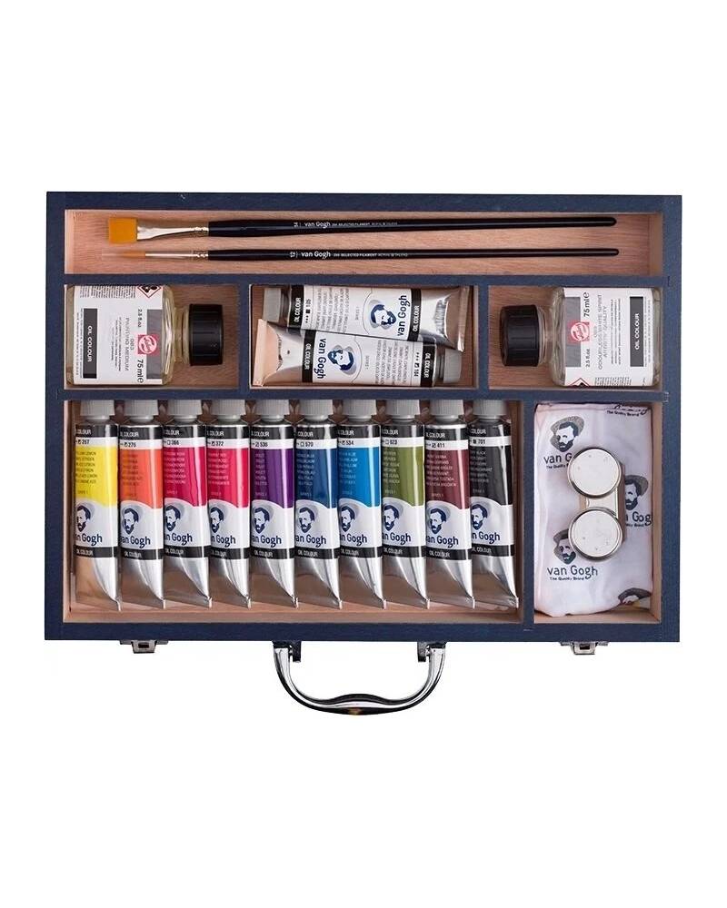 Van Gogh Colori ad Olio Professionali – Starter Box XL Set di Colori ad Olio 12 x 40 ml - 3