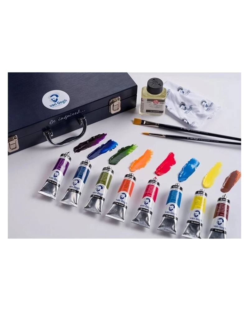 Van Gogh Colori ad Olio Professionali – Starter Box XL Set di Colori ad Olio 12 x 40 ml - 4