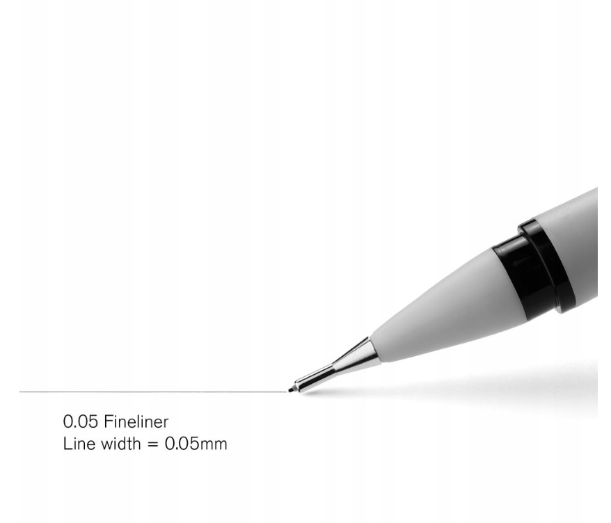 Fineliner Pennarelli Winsor & Newton – Set Nero x3 Grande - 2