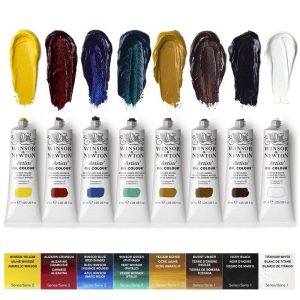 Set Colori ad Olio Winsor e Newton: Cassetta in Legno Olio Extrafine con 8 Tubi da 37ml - 2