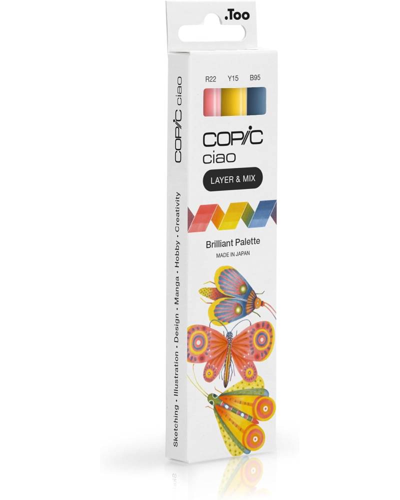 Set Pennarelli Copic – Marker Layer&Mix – Ciao Brilliant Palette - 1