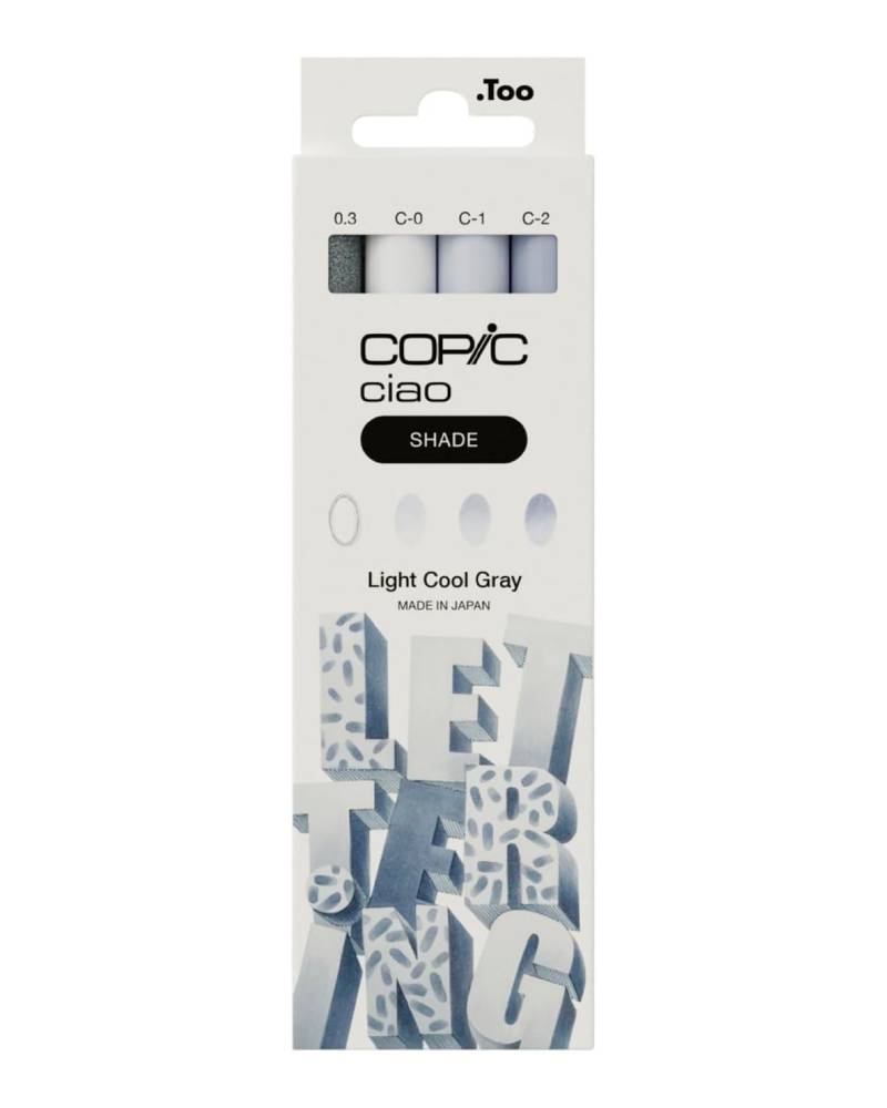 foto di Set Pennarelli Copic - Light Cool Grey con Copic Multiliner